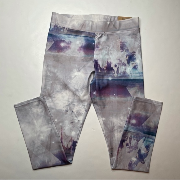 NWT American Eagle Hi-Rise Leggings Palm Trees - Picture 1 of 4